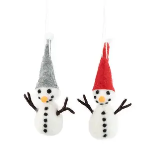 Felt Snowman Holiday Tree Ornament