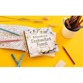 Miniature Enchanted Forest Colouring Book