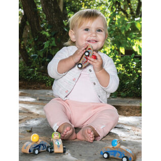 Speedy Wooden Pull Back Race Car