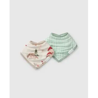 loulou Lollipop Two Pack Bandana Bib Set by Loulou Lollipop