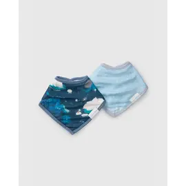 loulou Lollipop Two Pack Bandana Bib Set by Loulou Lollipop