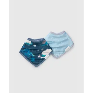 loulou Lollipop Two Pack Bandana Bib Set by Loulou Lollipop
