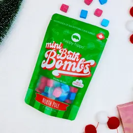 Happy Hippo Bath North Pole Mini Bath Bombs by Happy Hippo