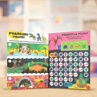 Dinosaur Activity Book with Googly Eyes