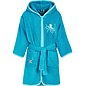 Sea Animals Turquoise Terry Cotton Bath Robe Kids