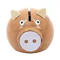 Vilac Wooden Natural Wood + White Piggy Bank (Made in France)