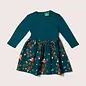 Organic Cotton Enchanted Forest Long Sleeve Twirler Dress