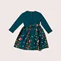 Organic Cotton Enchanted Forest Long Sleeve Twirler Dress