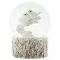 Holiday Snow Globe with Birds