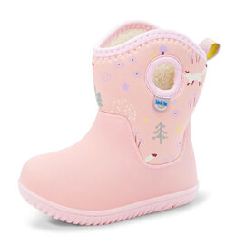 Jan & Jul by Twinklebelle Pink Forest Print Toasty Dry Lite Winter Boot by Jan & Jul