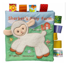 Manhattan Toy Taggies Soft Book - Lamb Serbet's Silly Farm 6"