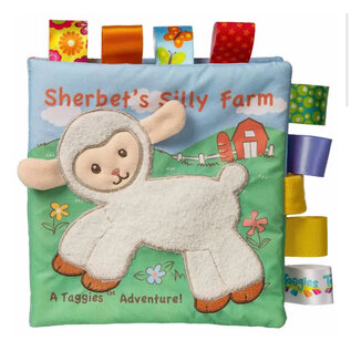 Manhattan Toy Taggies Soft Book - Lamb Serbet's Silly Farm 6"