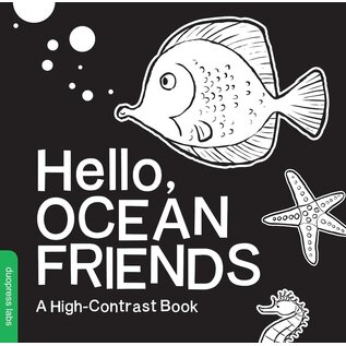 Hello, Ocean Friends High Contrast Black + White Board Book