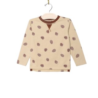 Whistle Patch Tee with Tan Pinecones