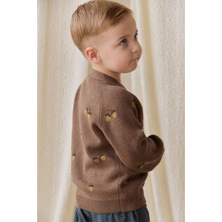 Jamie Kay Easton Cotton Cardigan - Forest Acorns Toasted Marle by Jamie Kay