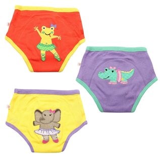 Zoocchini Absorbent Underwear Like Training Pants in Organic Cotton 3-Pack