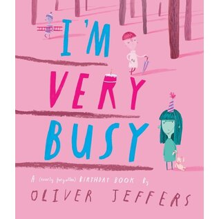 Book I'm Very Busy a (nearly forgotten) Birthday Book by Oliver Jeffers