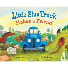 Book Little Blue Truck Makes a Friend Hardcover Picture Book