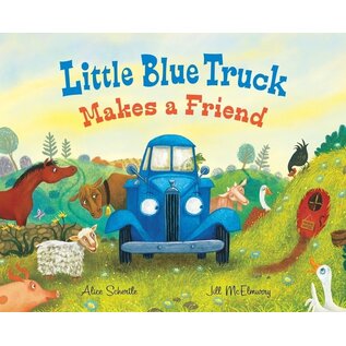Book Little Blue Truck Makes a Friend Hardcover Picture Book