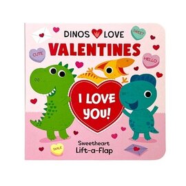 Book Dinos Love Valentine's Lift-a-Flap Board Book