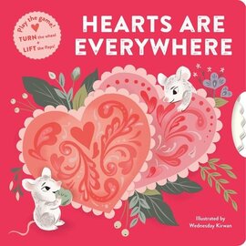 Book Hearts are Everywhere Board Book
