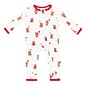 Kyte Baby Bear Hearts Print Zippered Bamboo Romper by Kyte Baby