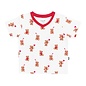 Kyte Baby Bear Hearts Print Bamboo V-Neck Tee by Kyte