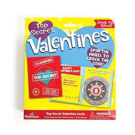 Top Secret Crack the Code Valentines Pack of 28