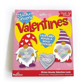 Sticker Gnome Valentines Pack of 28