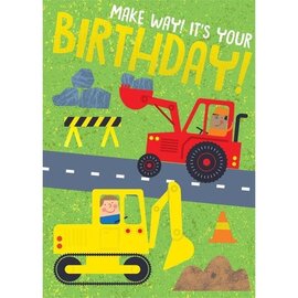 Construction Birthday Card