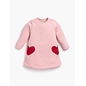 Organic Cotton Fleece Heart Pocket Dress