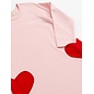 Organic Cotton Fleece Heart Pocket Dress
