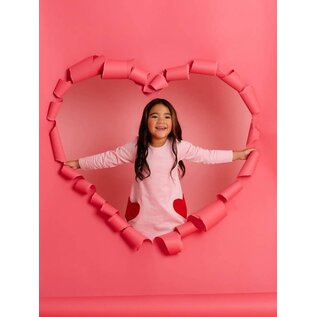 Organic Cotton Fleece Heart Pocket Dress