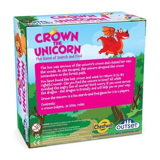 Crown the Unicorn - The Game of Search and Find (Ages 4+)