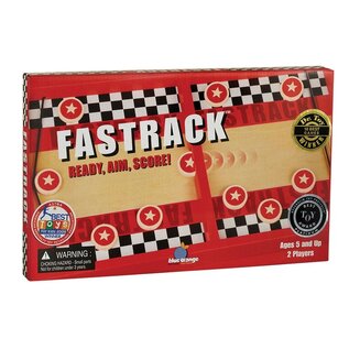 Fastrack Wooden Game of High Speed Disc Flinging