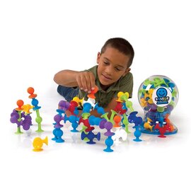 Fat Brain Toys Squigz Silicone Deluxe Building Set