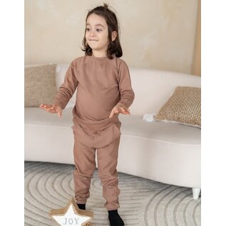 Silkberry Brown Bamboo Fleece Sweatshirt by Silkberry