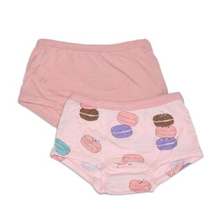 Silkberry Bamboo Girls' Boy Shorts 2-Pack