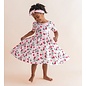 Kyte Baby Short Sleeve Bamboo Twirl Dress in Strawberry Fields Print by Kyte