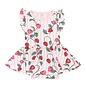 Kyte Baby Strawberry Field Print Twirl Bodysuit Bamboo Dress by Kyte