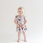 Kyte Baby Blush Butterfly Print Twirl Bodysuit Bamboo Dress by Kyte