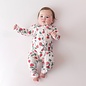 Kyte Baby Strawberry Fields Print Zippered Bamboo Romper by Kyte Baby