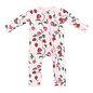 Kyte Baby Strawberry Fields Print Zippered Bamboo Romper by Kyte Baby