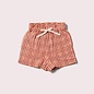 Little Green Radicals Organic Cotton Little Red Check By The Sea Shorts by Little Green Radicals