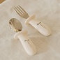 Silicone and Metal Spoon and Fork Set