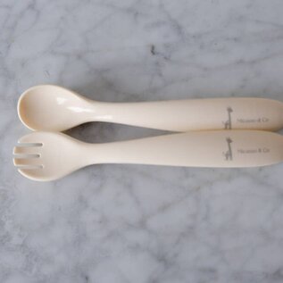 Silicone Spoon and Fork Set