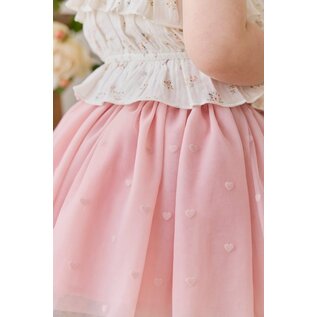 Jamie Kay Lottie Tutu Skirt - Petite Heart Carnation by Jamie Kay