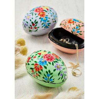 Kashmiri Floral Hand Painted Easter Gift Box