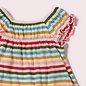 Little Green Radicals Organic Cotton Rainbow Stripe Pocket Play Days Dress by Little Green Radicals