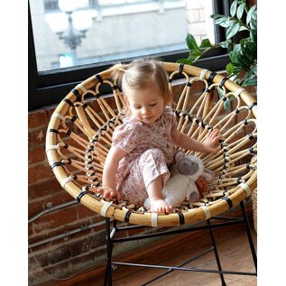 City Mouse Studio Peter Pan Collar Romper Spring Bouquet Print by City Mouse Studio